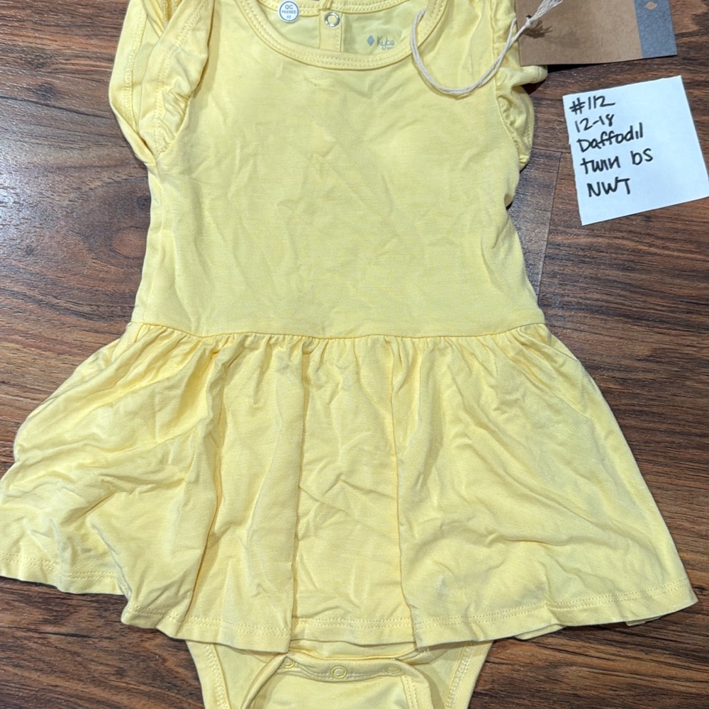 Kyte BABY Yellow Kids Casual Dress